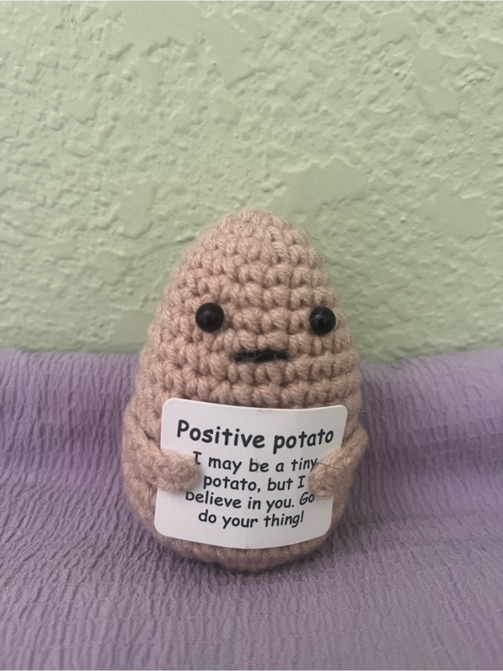 Knit Mini Positive Potato Great for Gifting